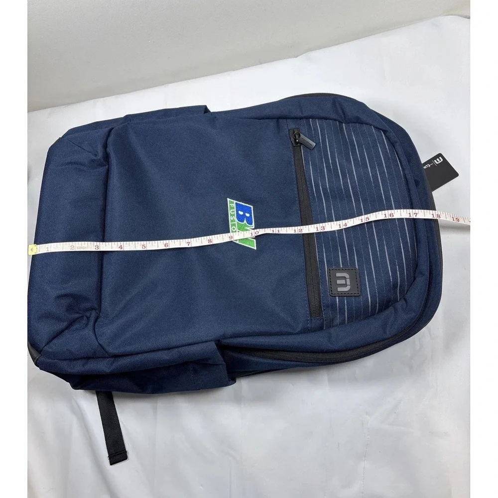 TravisMathew Approach Backpack TMB100 Golf‎ Blue Laptop Compartment Company Logo